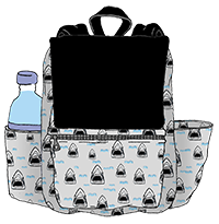 Backpack Illustration - Front View