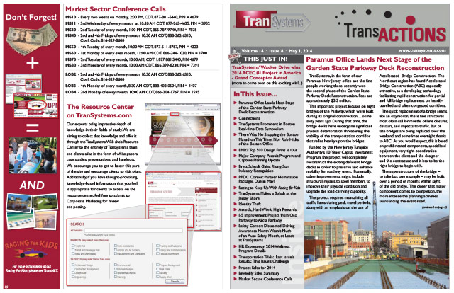 TransActions Corporate Newsletter