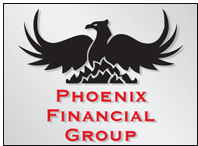 Phoenix Financial Group Business Cards, Letterhead & Envelope Design